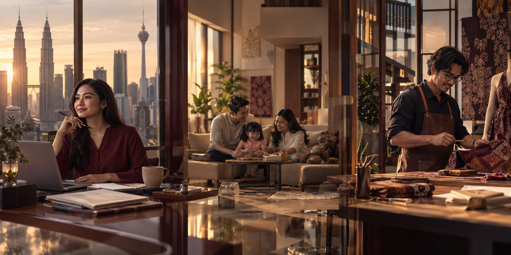 Malaysians building careers, families and businesses
